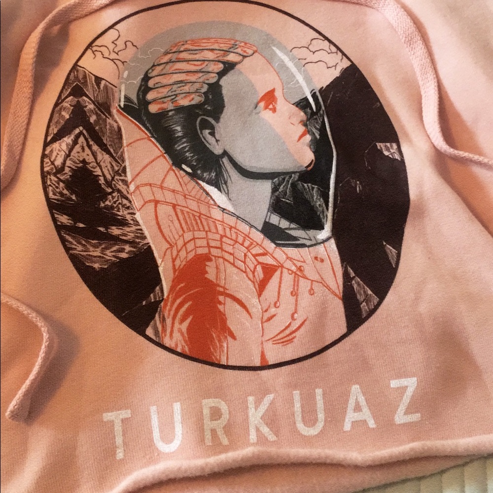 Turkuaz merch cropped hoodie 🌸